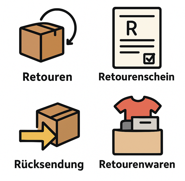 Retouren Informationen: Retoure, Retourenschein und Rücksendung