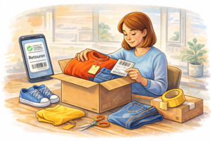 About You Retoure für den Versand vorbereiten